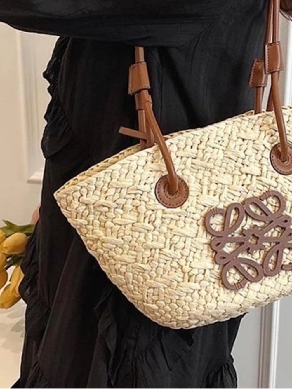 LOEWE Straw Tote Bag - Picture 3 of 5